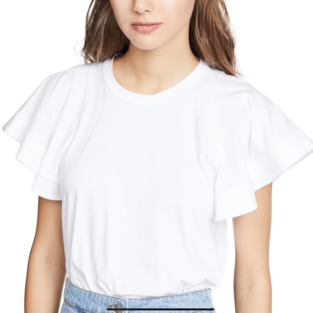A.L.C. Carrie flutter sleeve top